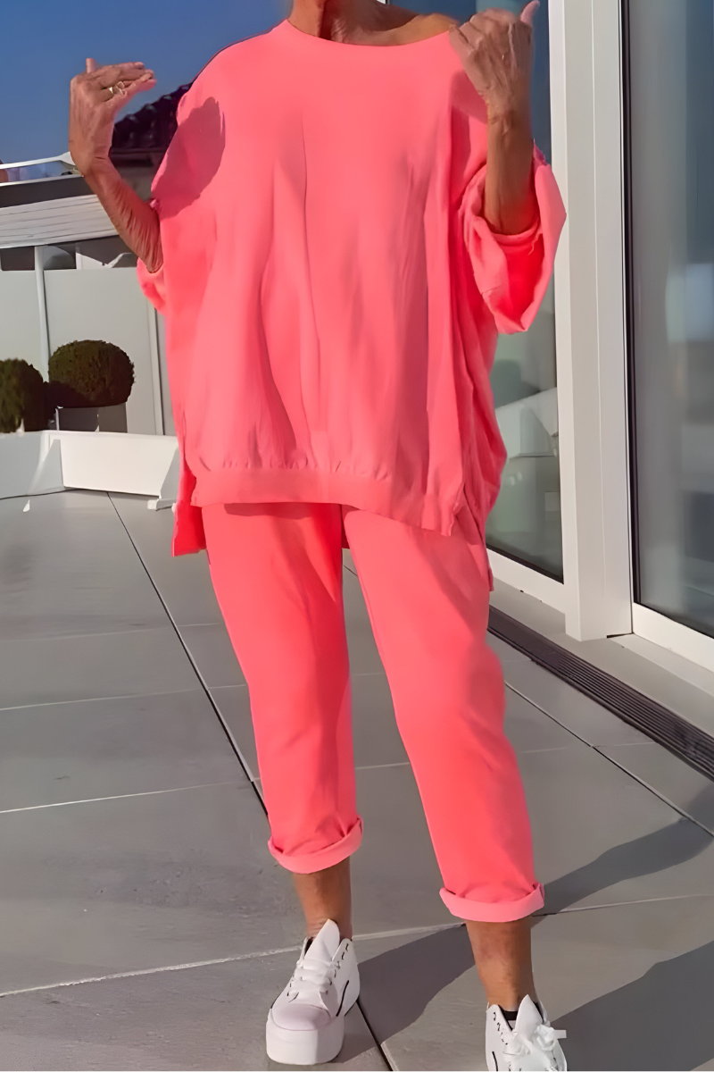 Valeria™ | Conjunto Lounge Fluido con Corte Holgado y Tela Suave