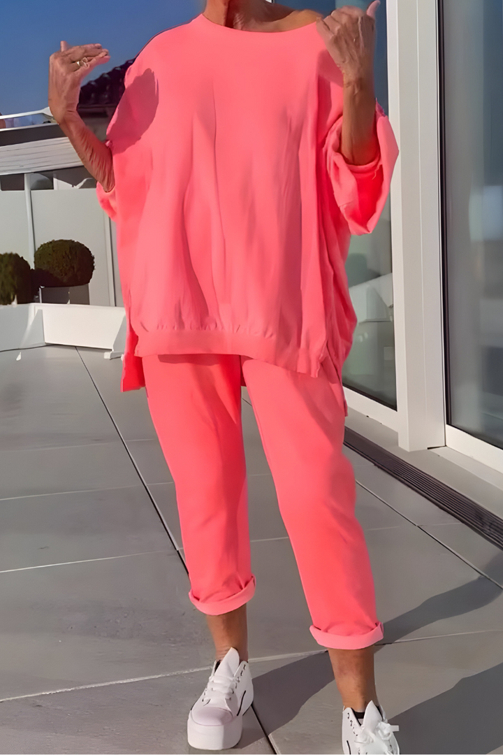Valeria™ | Conjunto Lounge Fluido con Corte Holgado y Tela Suave
