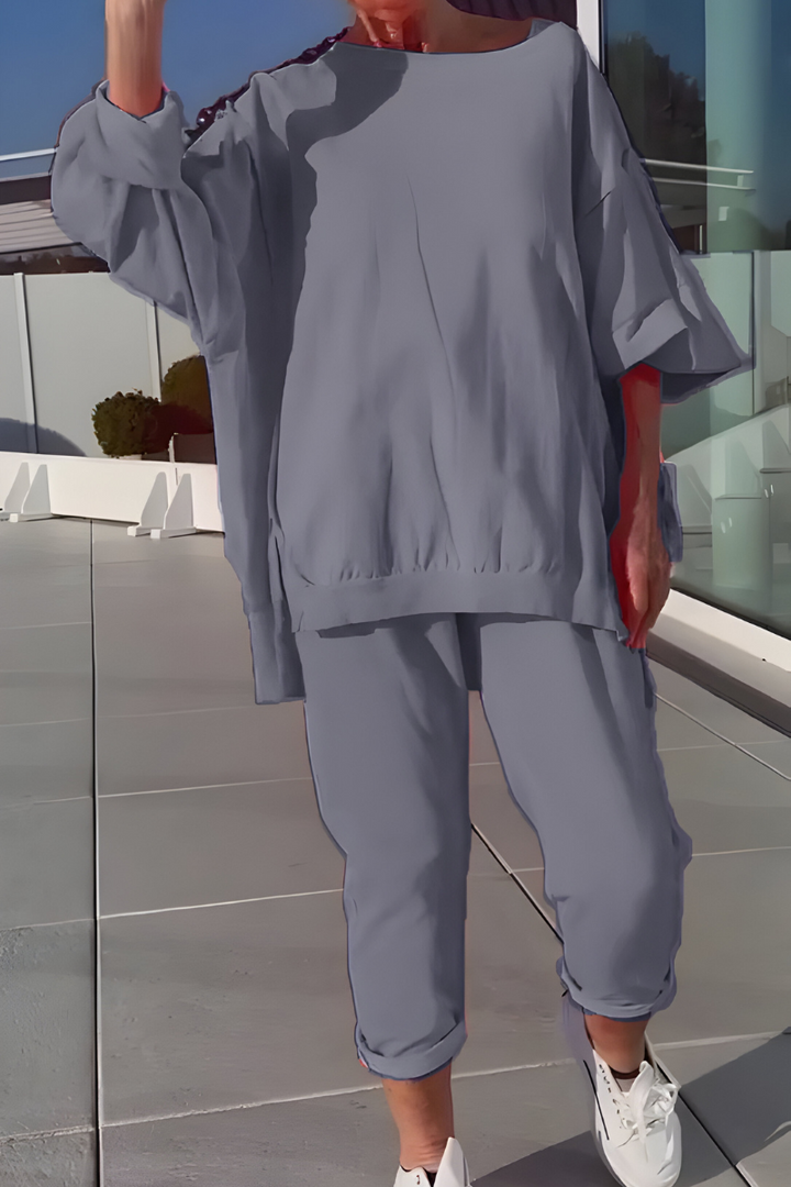 Valeria™ | Conjunto Lounge Fluido con Corte Holgado y Tela Suave