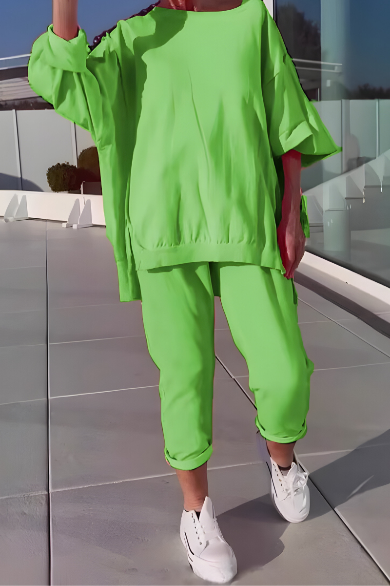 Valeria™ | Conjunto Lounge Fluido con Corte Holgado y Tela Suave