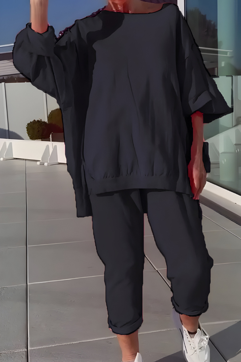 Valeria™ | Conjunto Lounge Fluido con Corte Holgado y Tela Suave