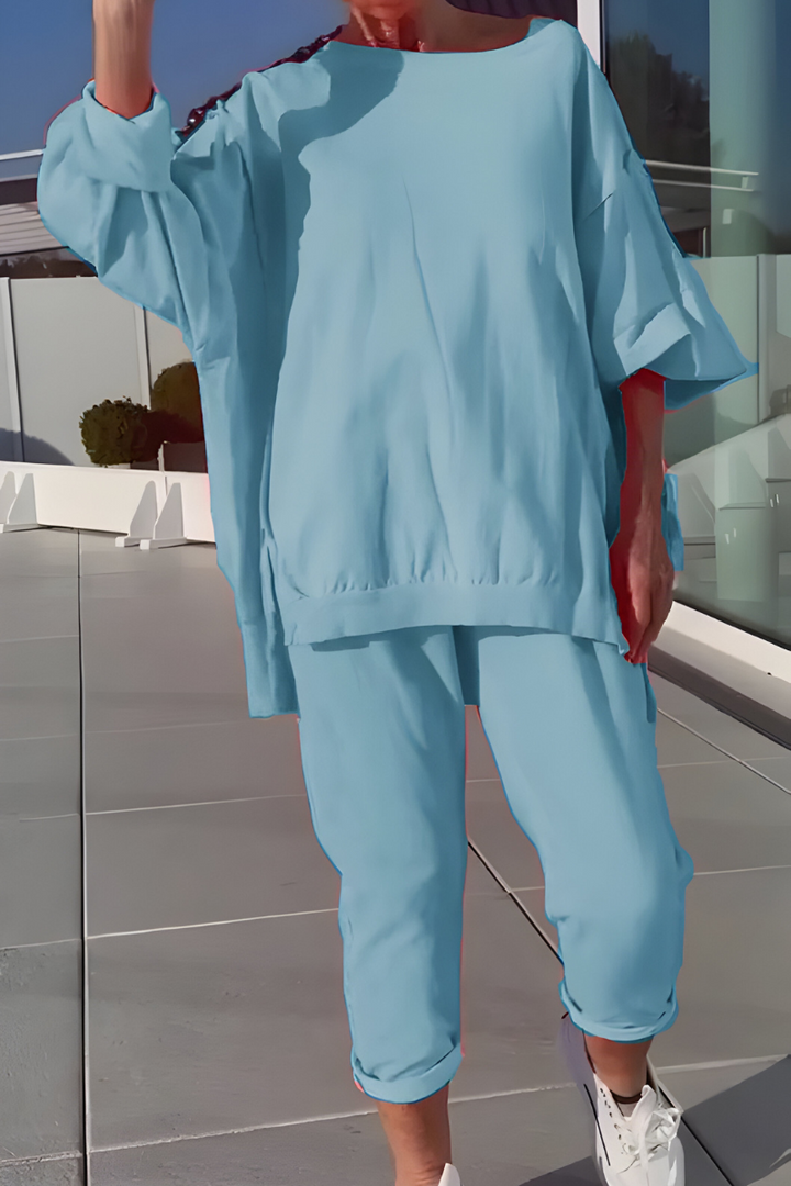 Valeria™ | Conjunto Lounge Fluido con Corte Holgado y Tela Suave