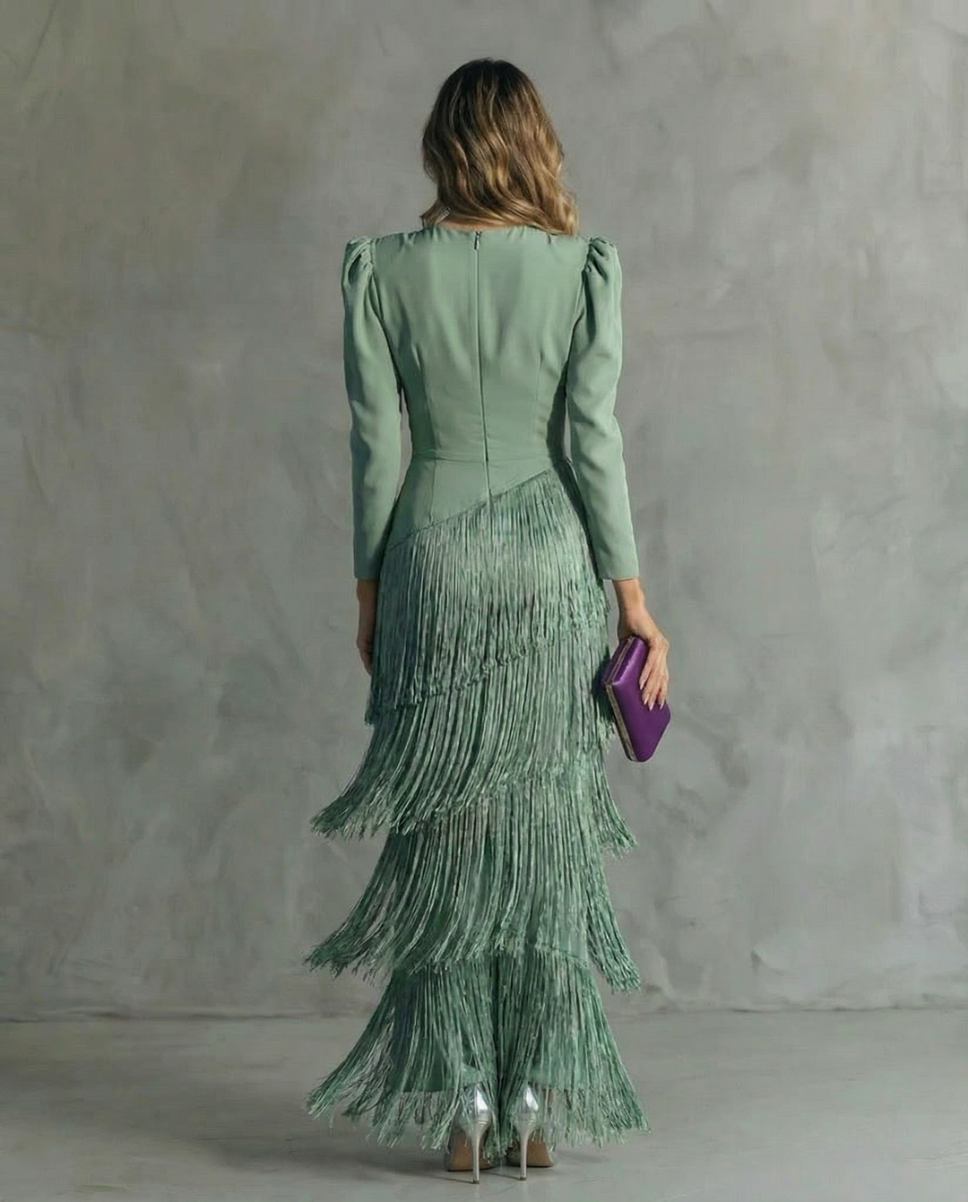 Clara™ | Elegante Vestido Midi con Mangas Flecadas