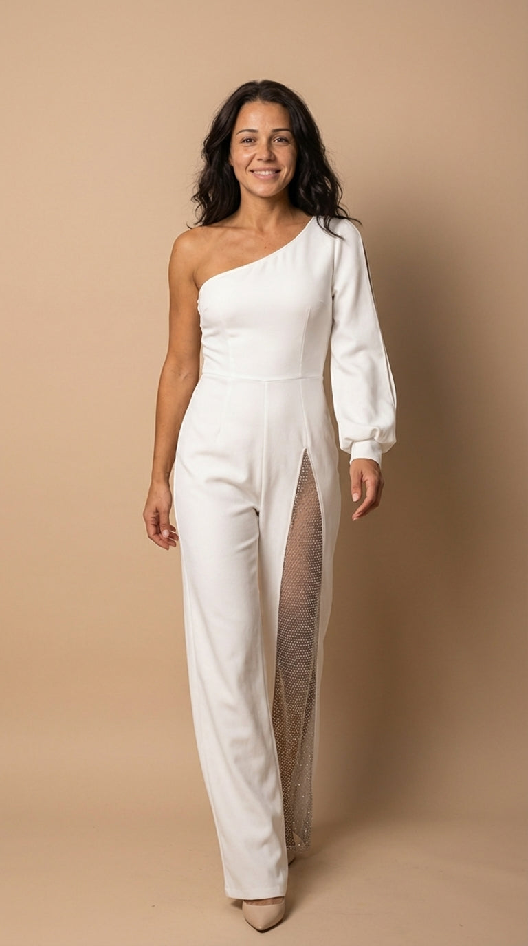 Aurora™ | Mono Elegante con Pierna Brillante